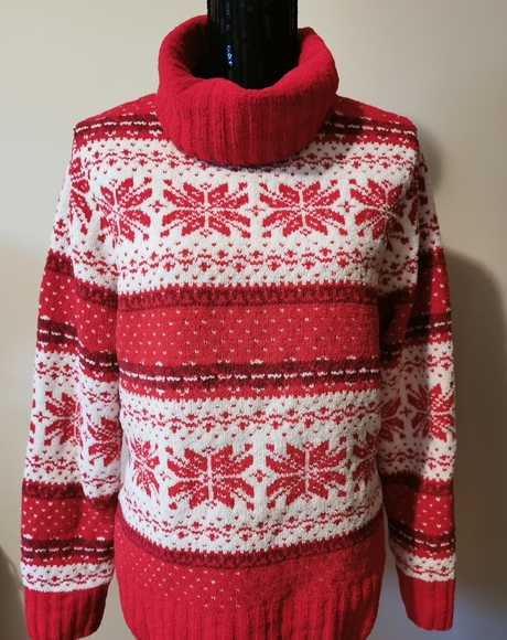 Tradition Country Collection Snowflake Sweater L - Picture 1 of 9
